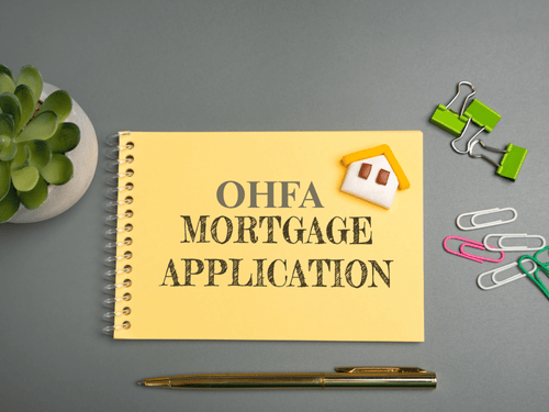 OHFA Mortgage loan app;ication paperwork